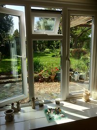 Practicalities . garden window